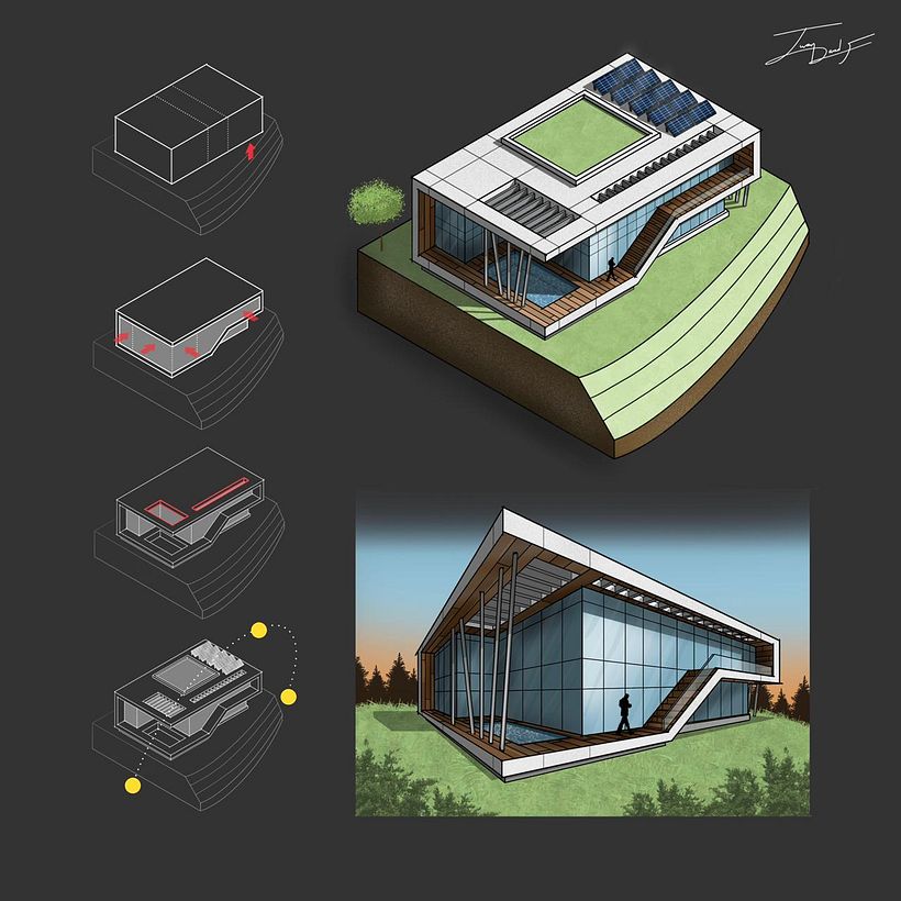 Mi proyecto del curso: Sketching arquitectónico y artístico con Procreate 1