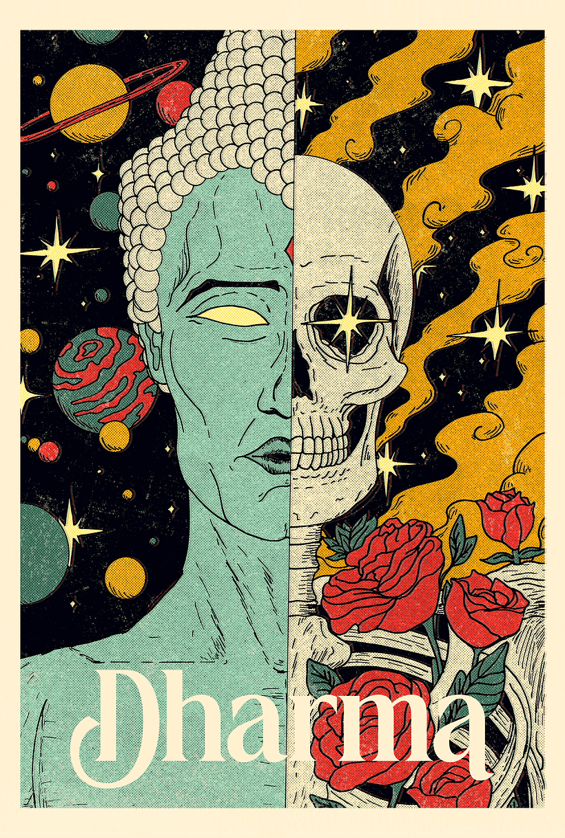 DHARMA - POSTER ART - COPYRIGHT ILLUSTRATION 7