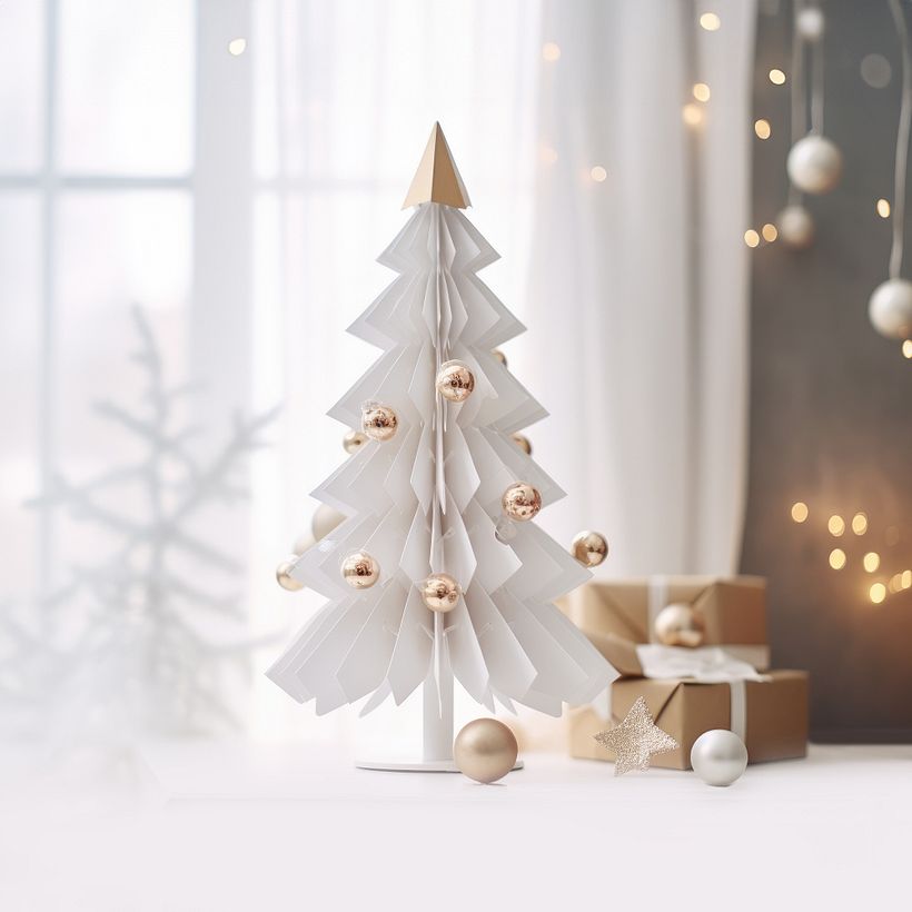How to Make a Santa Claus and Christmas Trees in Origami 29