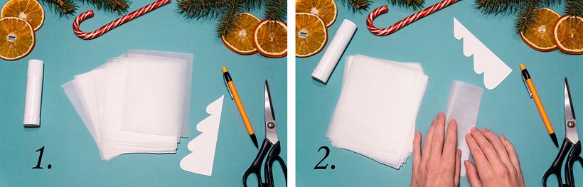 How to Make a Santa Claus and Christmas Trees in Origami 31