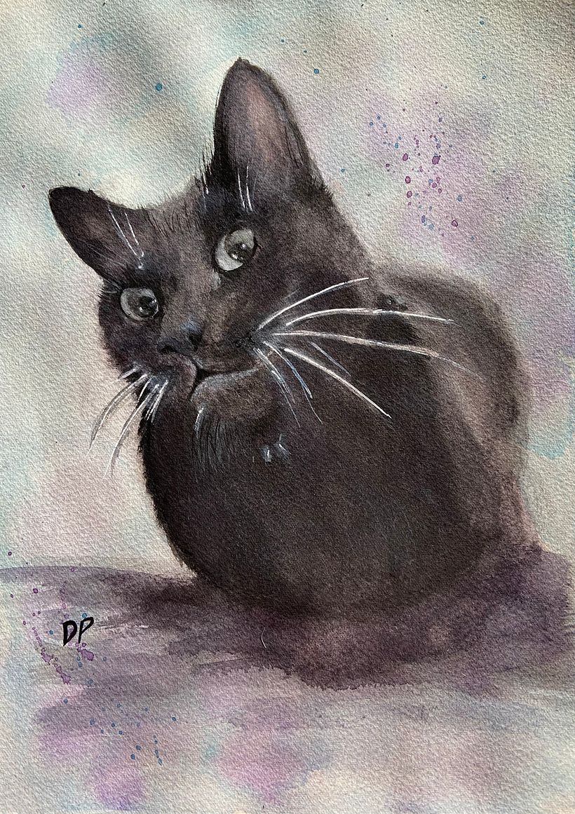 My project for course: Expressive Animal Portraits in Watercolor 2