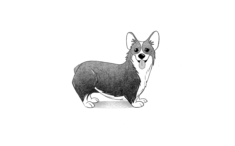 Tutorial descargable: Cómo dibujar un Corgi paso a paso 26