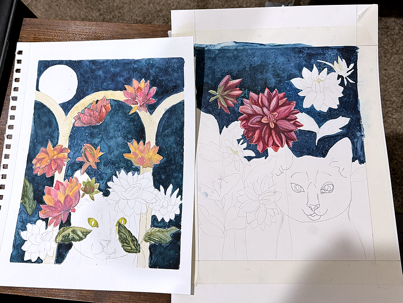 My project for course: Creation of Color Palettes with Watercolor 3