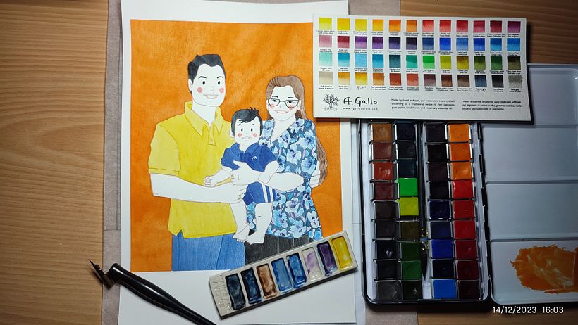 My project for course: Playful Illustration with Watercolor & Colored Pencils 1