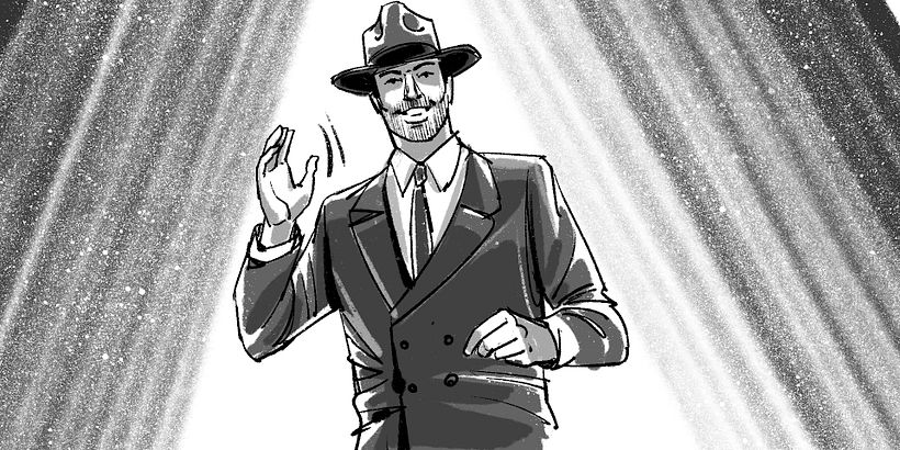 Davis Lisboa, "YouTube", 2023, Procreate, 1476 x 831 px, Mr. Goldwind, Madrid, España | Spain