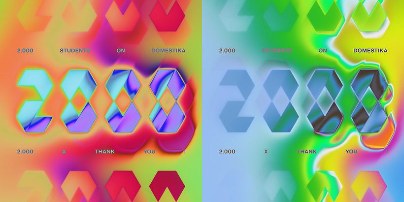 2.000 Students – Typo Animation 10