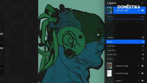 Use Gradient Map to mix the tones of the illustration and experiment.
