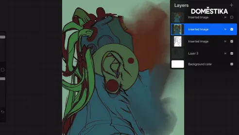 Use the tools of your choice to customize the background, from blurs to textures.