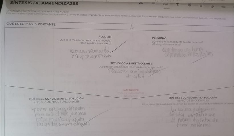 Mi proyecto del curso: Design Thinking para gestión de proyectos 8