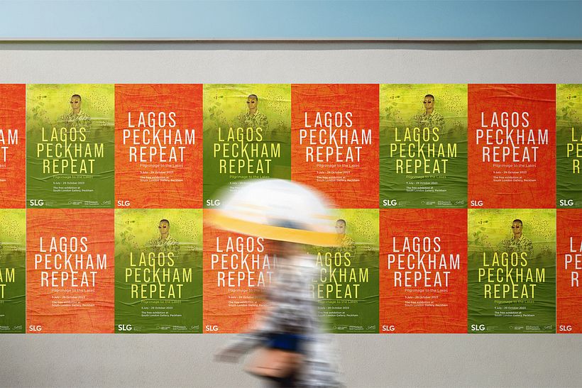 South London Gallery exhibition identity design by Kieron Lewis