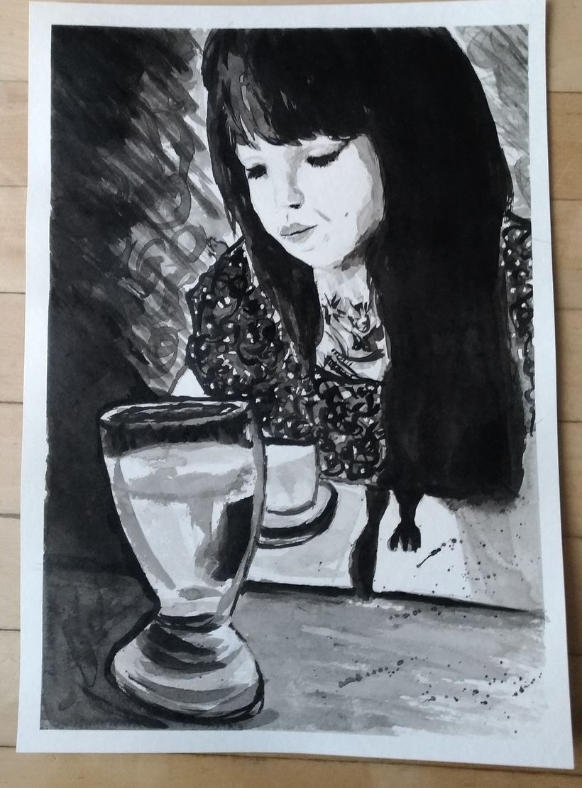 à partir d'une photo d'une de mes nièces 