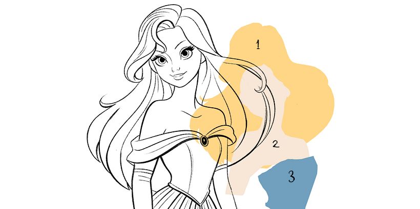 Descarga gratuita: Cómo colorear tu propio personaje Disney como un profesional 3