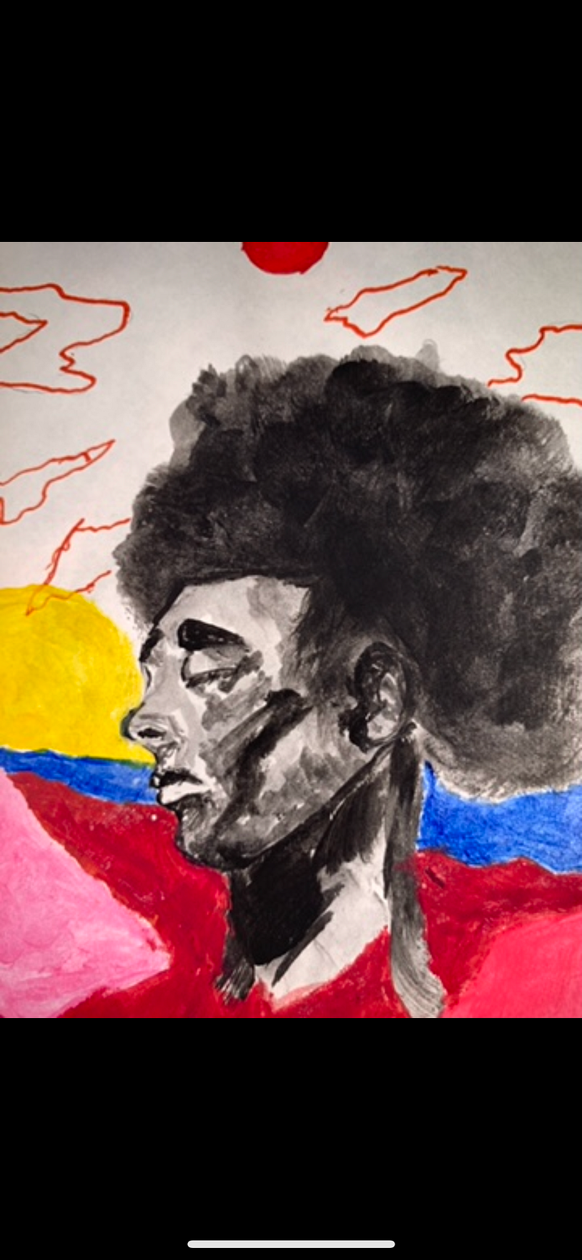 Artes à lápis e acrílico  8