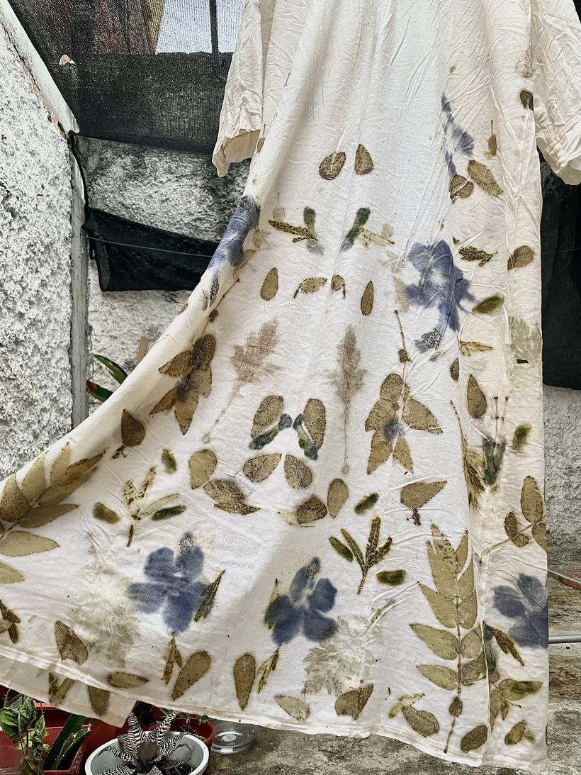 Mi proyecto: Impresión botánica en lino 🍃 3