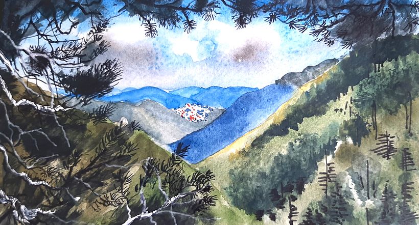 Landscape after editing