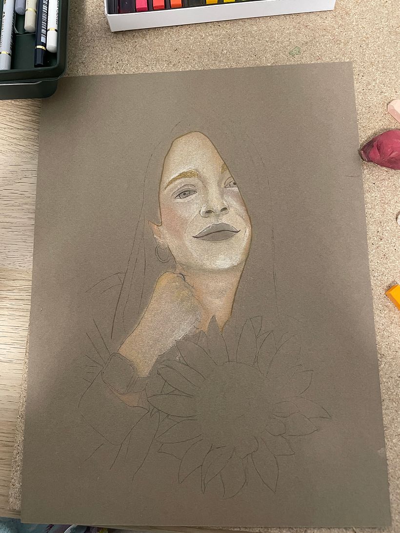Mi segundo proyecto del curso: Ilustración con pastel y lápices de colores 3