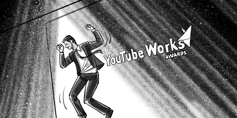 Davis Lisboa, "YouTube", 2023, Procreate, 1476 x 831 px, Mr. Goldwind, Madrid, España | Spain
