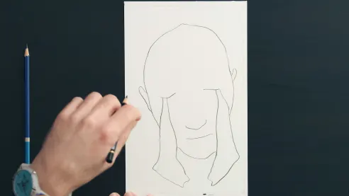 Drawing tutorial: how to use the chiaroscuro technique to draw a picture 3