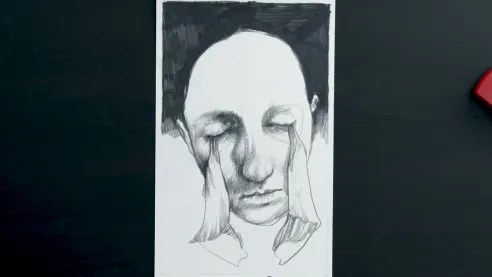 Drawing tutorial: how to use the chiaroscuro technique to draw a picture 13