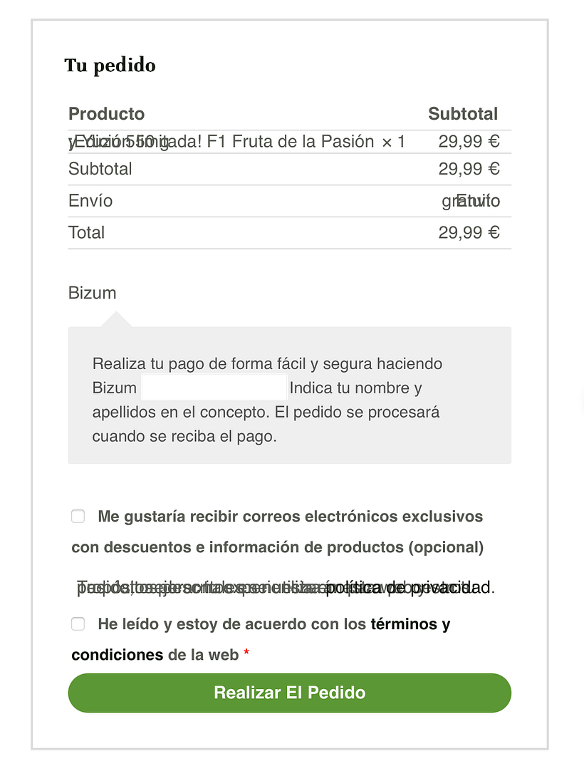 Estilos desconfigurados