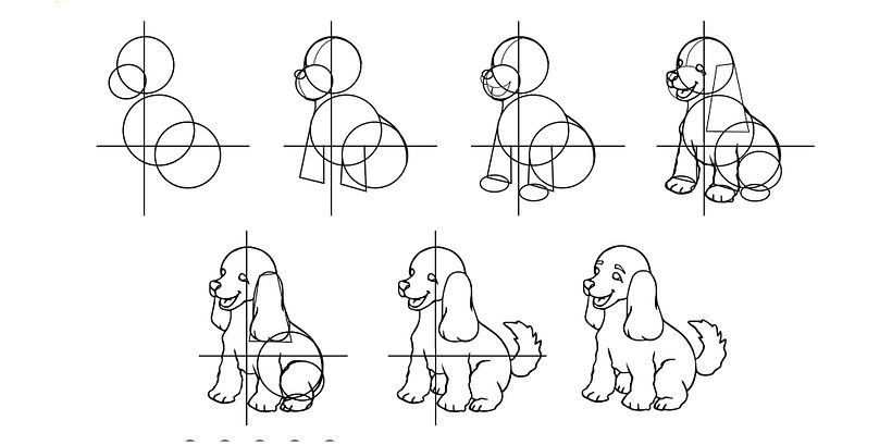 Easy Drawing Ideas for Kids: Dog