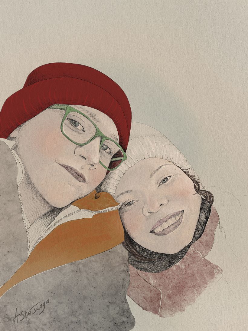 My project for course: Illustrated Portraits with Procreate 1
