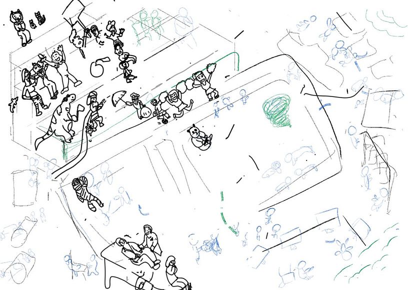 Meu projeto do curso: Ilustração estilo Search and Find no Procreate 5