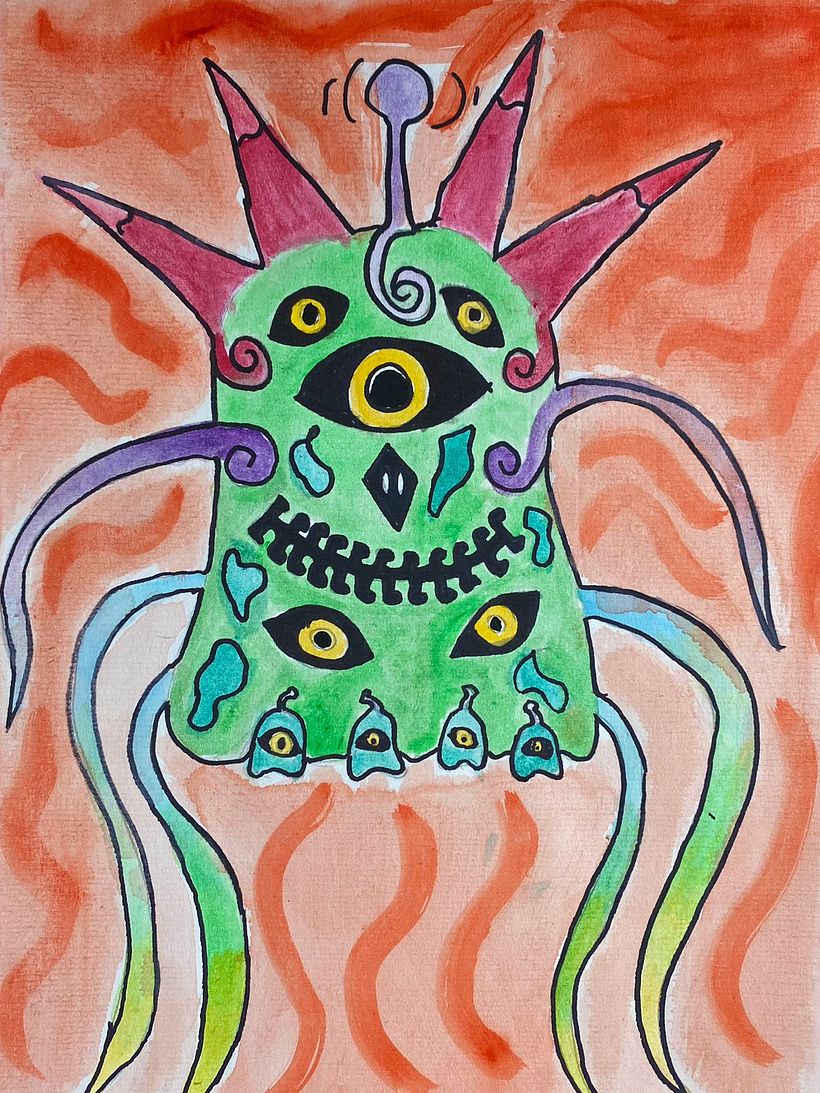 My project for course: Coloring with Watercolor: Discover Your Chromatic Character 4