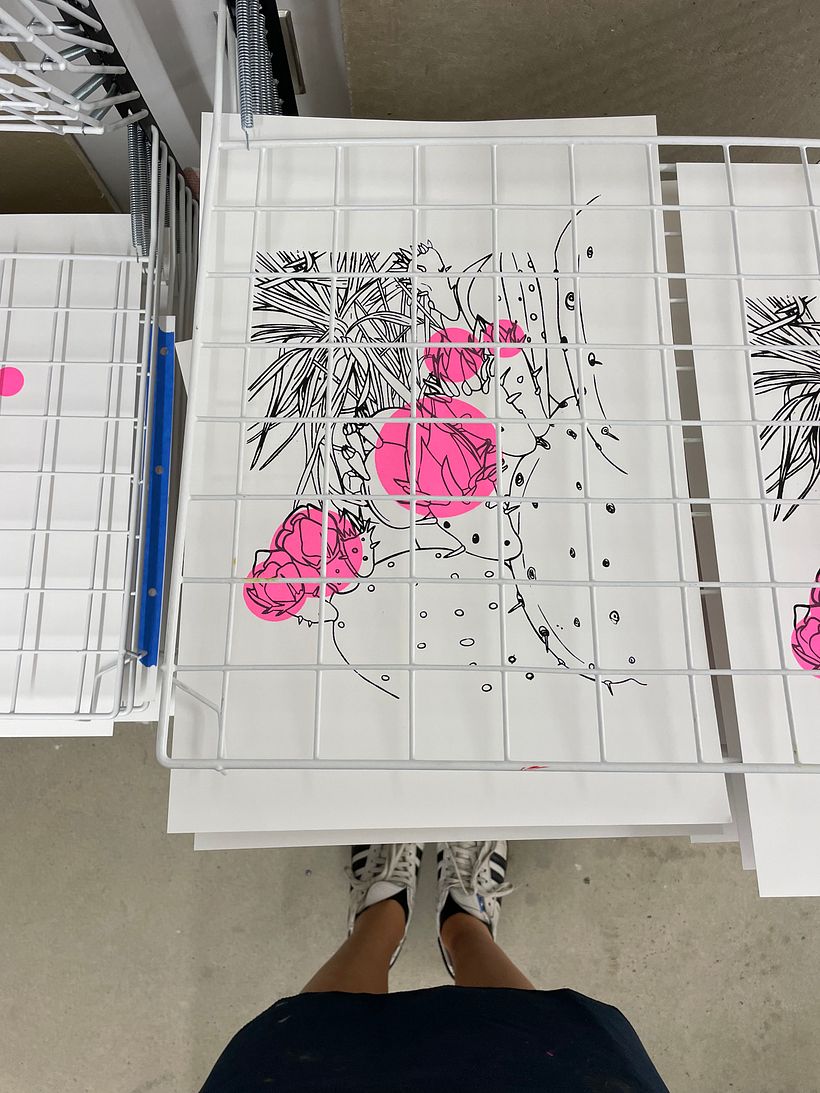 Cactus Screen Print 2