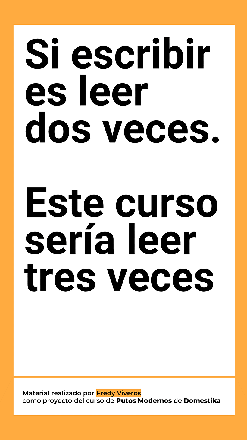 Mi proyecto del curso: Copywriting para copywriters - Advertising