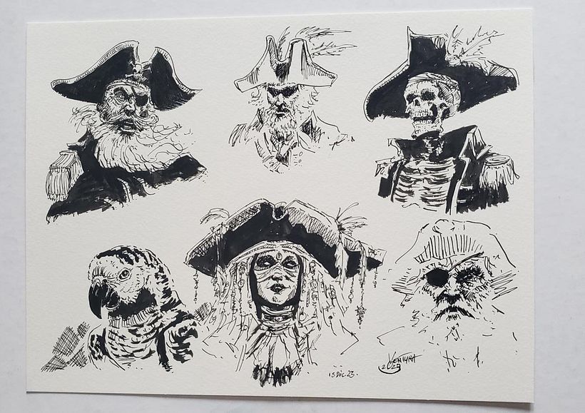 My project for course: Inking Techniques for Comics and Illustration 1