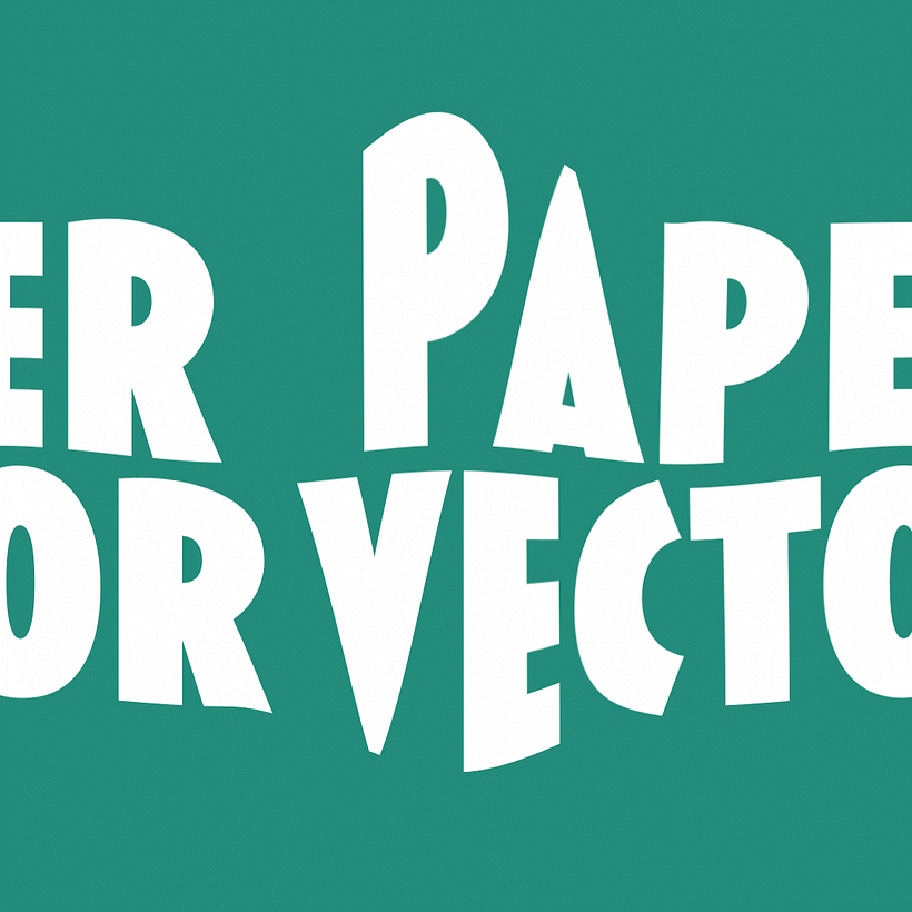 My project for course: Animation for Typographic Logo Designs_Paper Vector 1