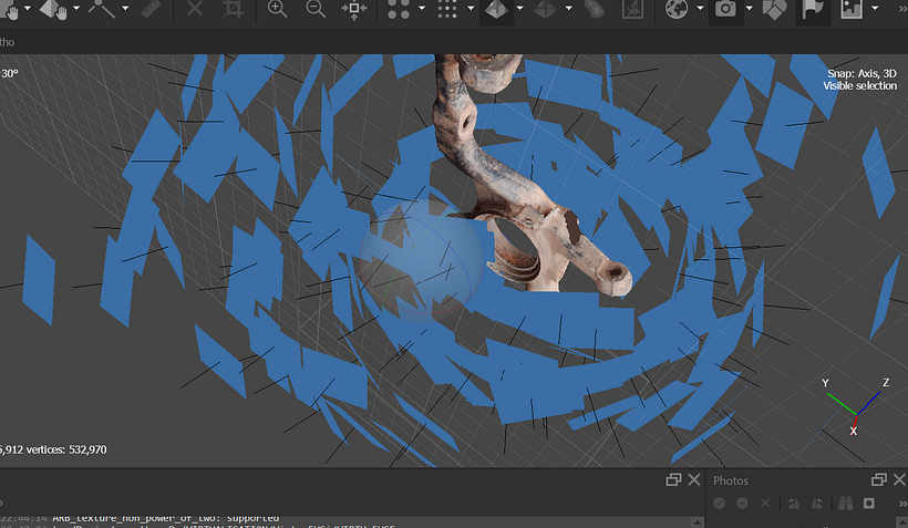 Mon projet du cours : Introduction à la photogrammétrie 3D _Fusée_support roue 11