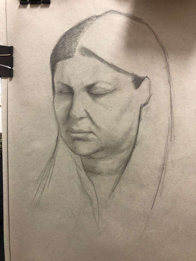 My project for course: Graphite Drawing Techniques for Planar Portraiture 5