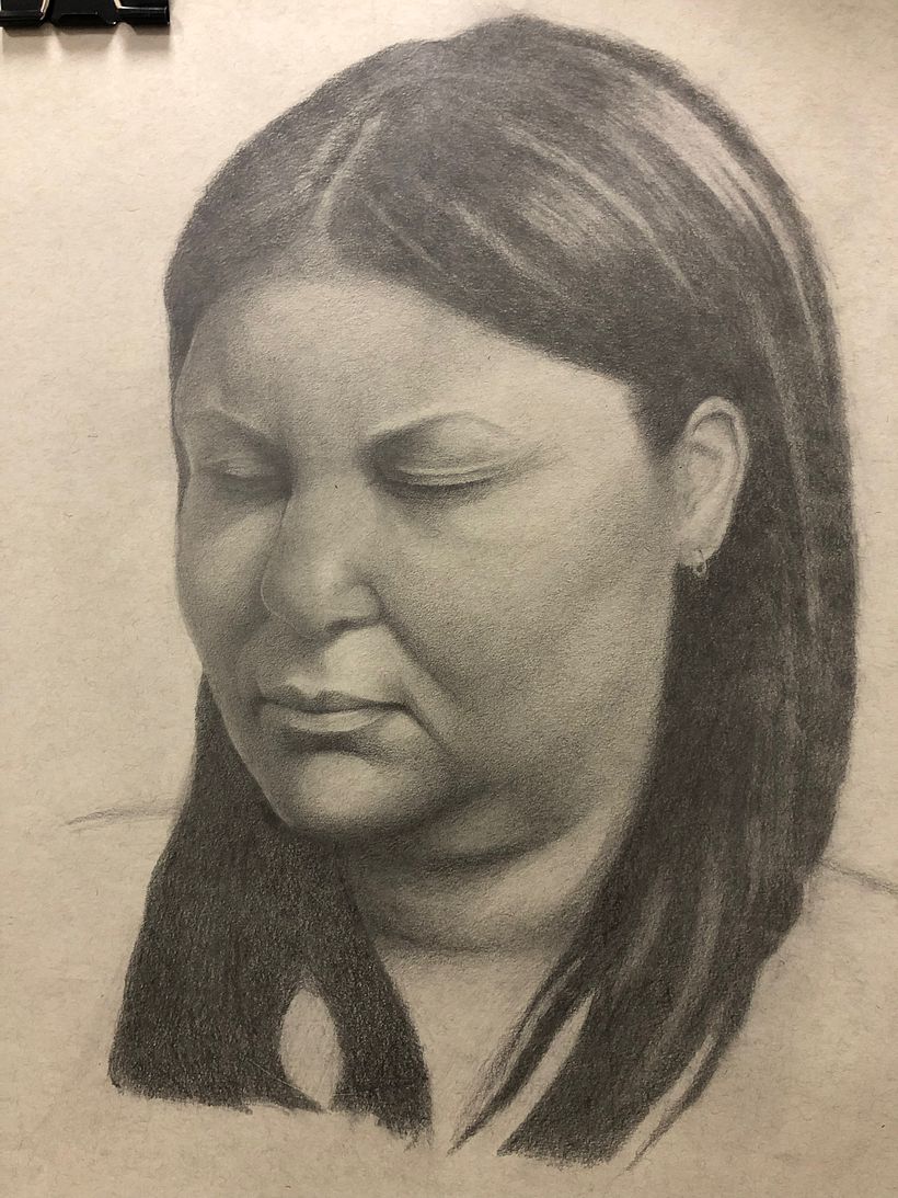 My project for course: Graphite Drawing Techniques for Planar Portraiture 6