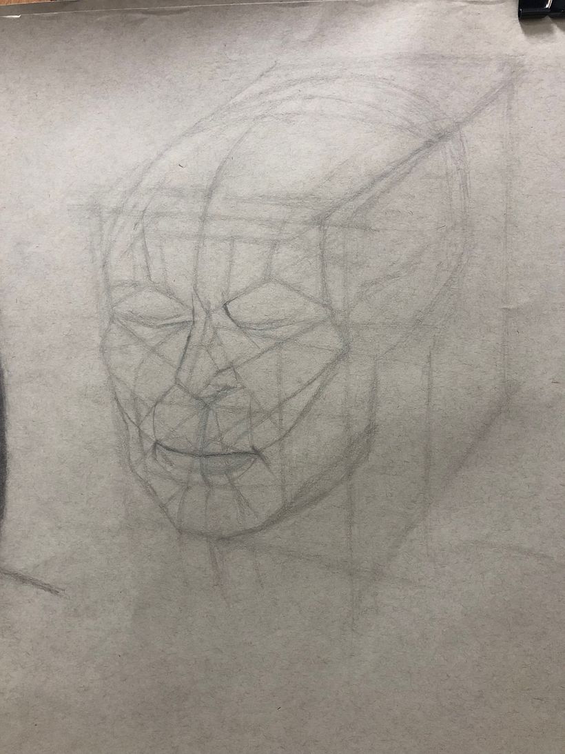 My project for course: Graphite Drawing Techniques for Planar Portraiture 7