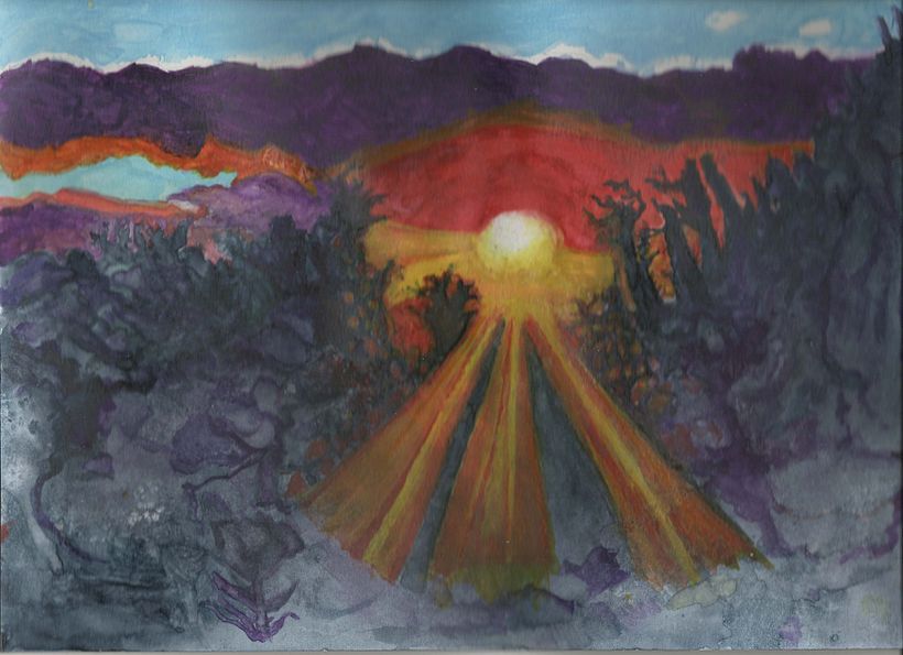 My project for course: Dreamy Watercolor Landscapes: Paint with Light 2