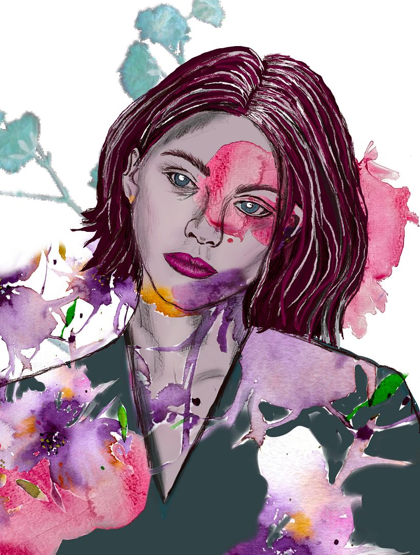 Mi proyecto del curso: Retrato ilustrado con Procreate 3