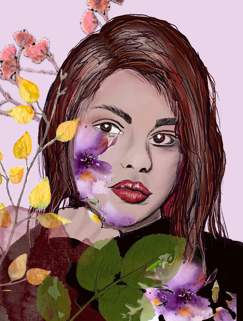 Mi proyecto del curso: Retrato ilustrado con Procreate 4