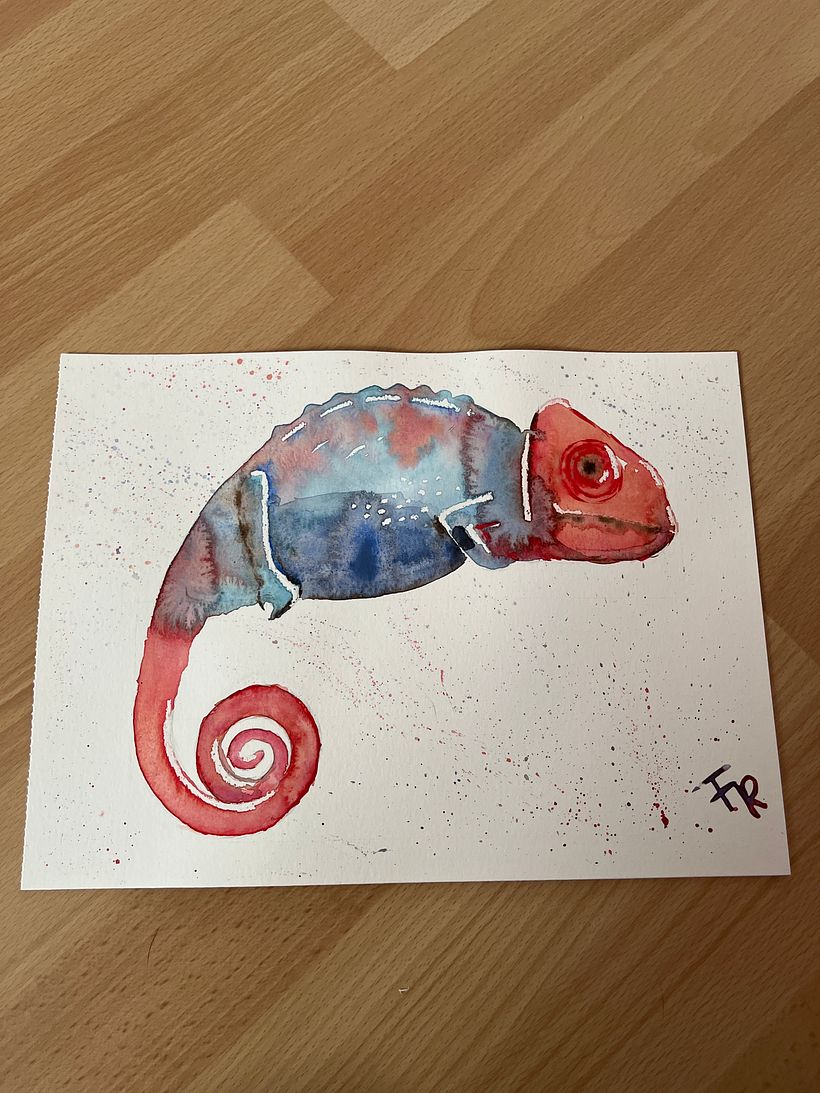 My project for course: Experimental Watercolor Techniques for Beginners 7