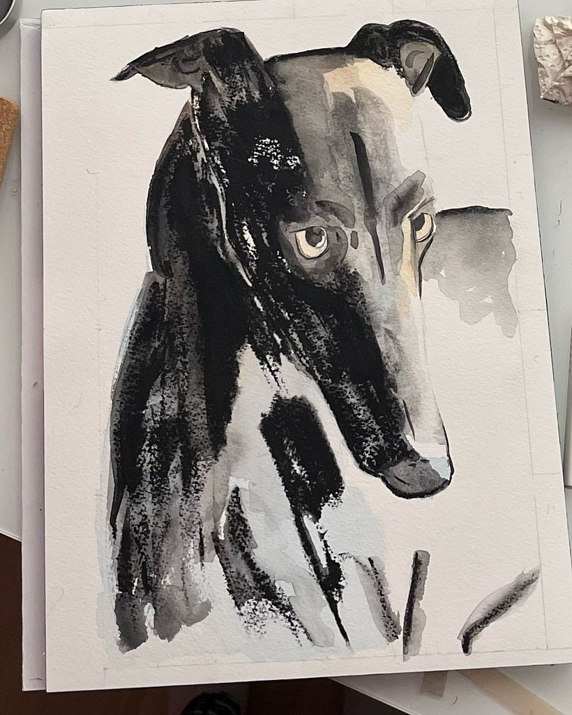 My project for course: Experimental Watercolor Techniques for Beginners 8