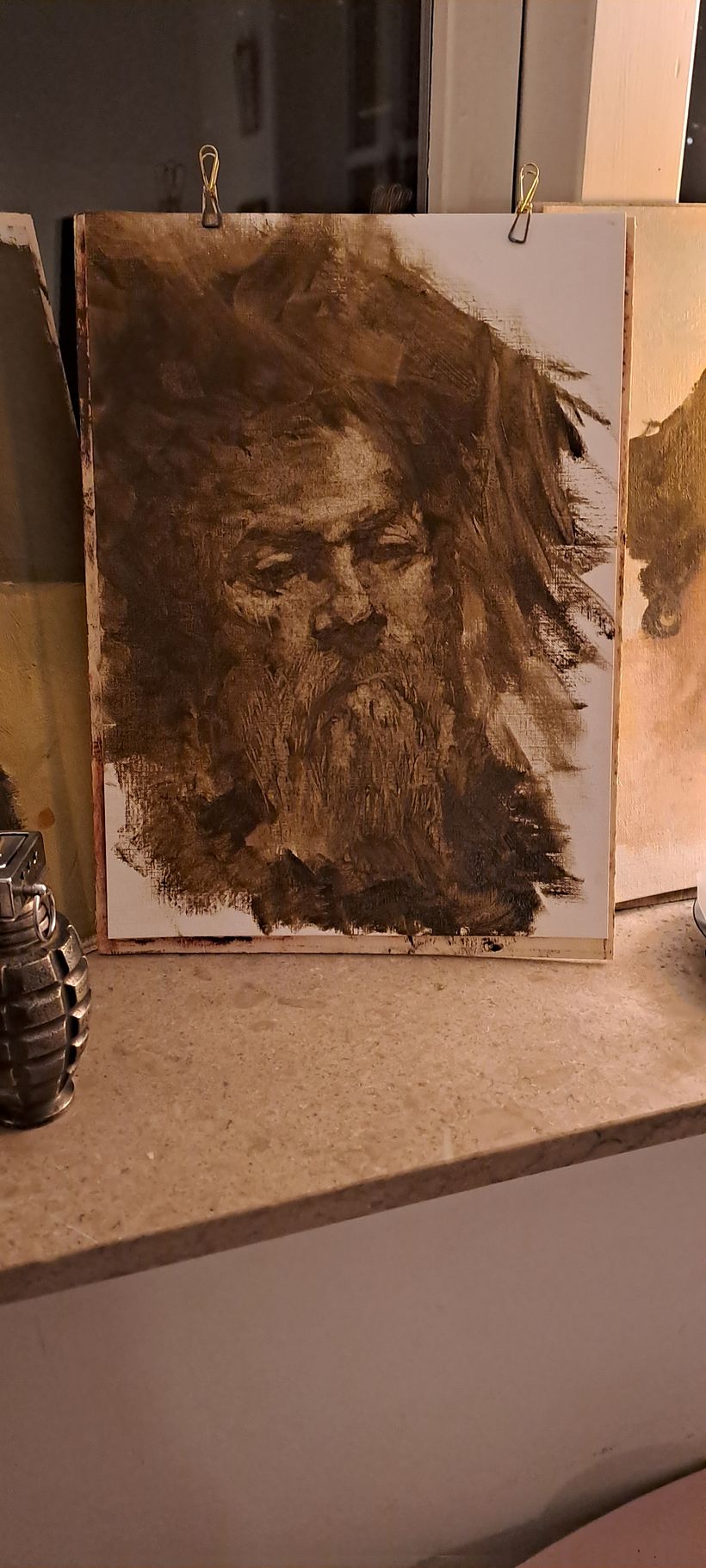My project for course: Expressive Monochromatic Oil Portraits 1
