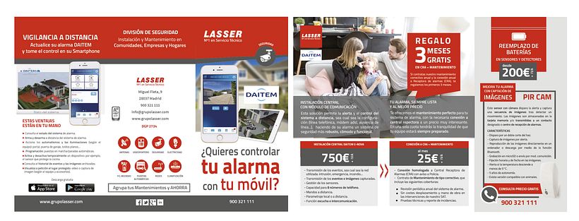 Publicidad Lasser - flyers/ dípticos 2