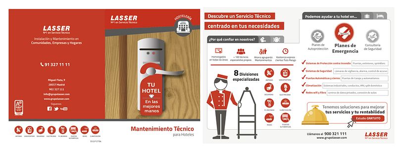 Publicidad Lasser - flyers/ dípticos 3