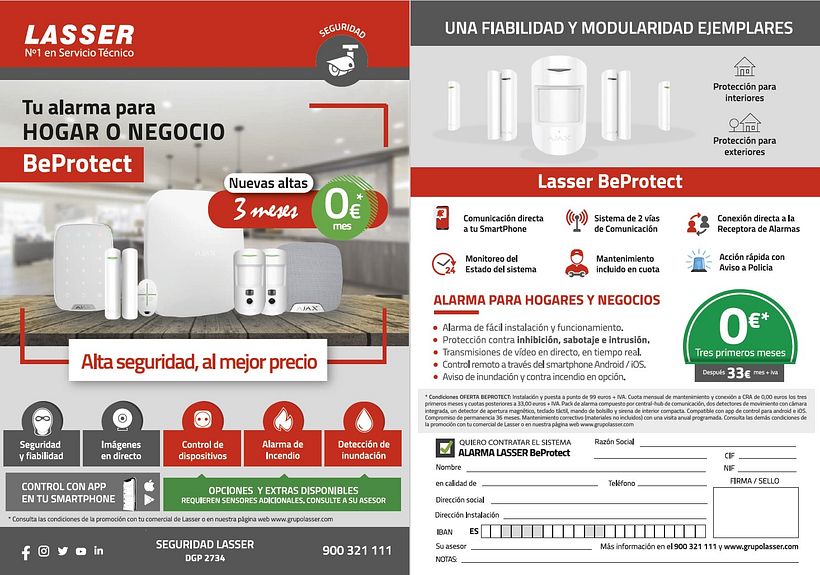 Publicidad Lasser - flyers/ dípticos 4