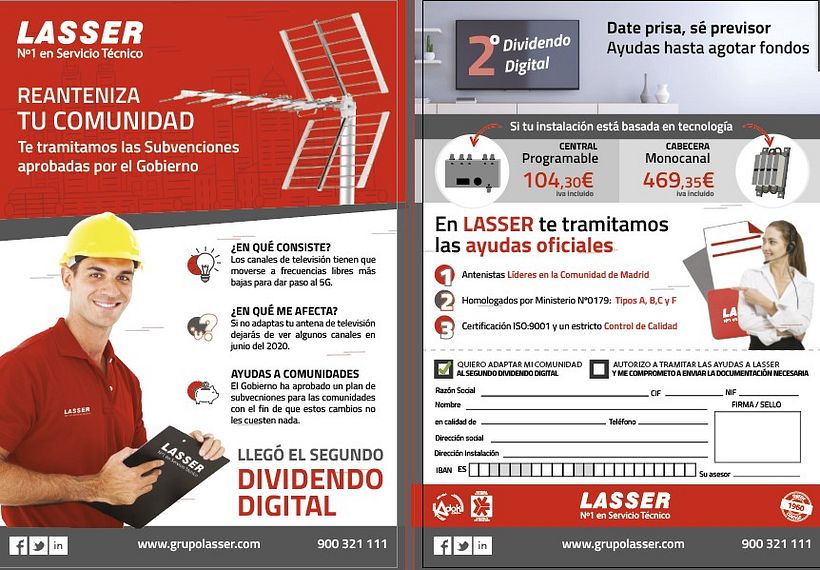 Publicidad Lasser - flyers/ dípticos 5
