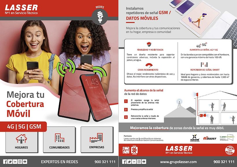 Publicidad Lasser - flyers/ dípticos 7