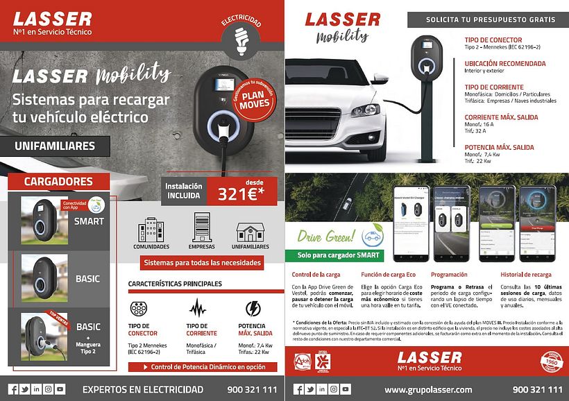 Publicidad Lasser - flyers/ dípticos 10