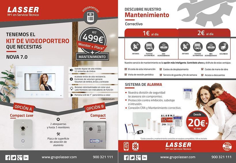 Publicidad Lasser - flyers/ dípticos 15