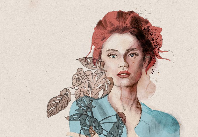 My project for course: Illustrated Portraits with Procreate 1